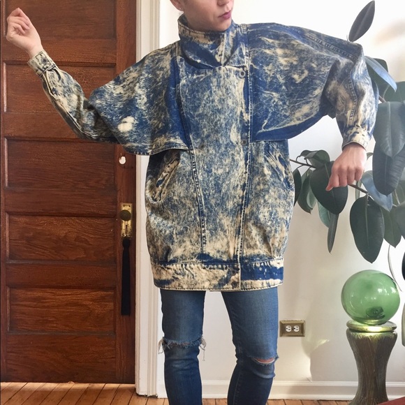 Vintage Acid wash Bebe jacket - Picture 4 of 8